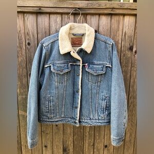 Levi’s Sherpa denim coat